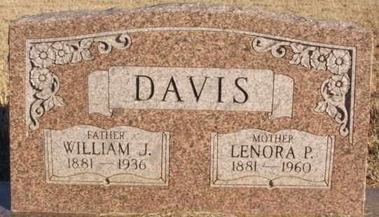 William Judson Davis gravestone