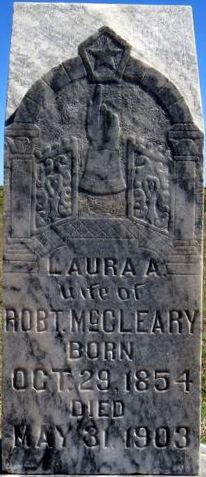 Laura Addel (Butler) gravestone