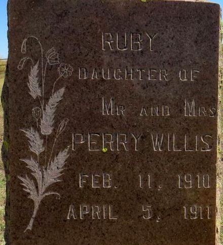 Ruby Willis gravestone
