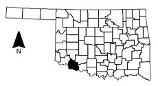 Tillman county located on Oklahoma map